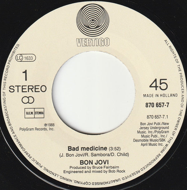 Bon Jovi - Bad Medicine
