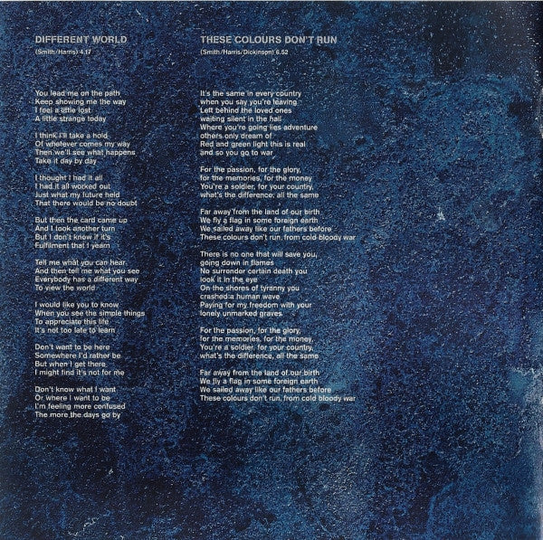 Iron Maiden -A Matter Of Life And Death