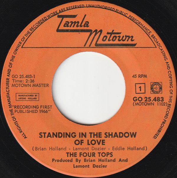 The Four Tops* -Standing In The Shadow Of Love / Since You've Been Gone