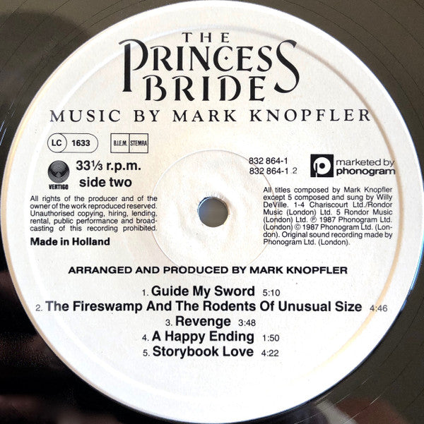 Mark Knopfler -The Princess Bride