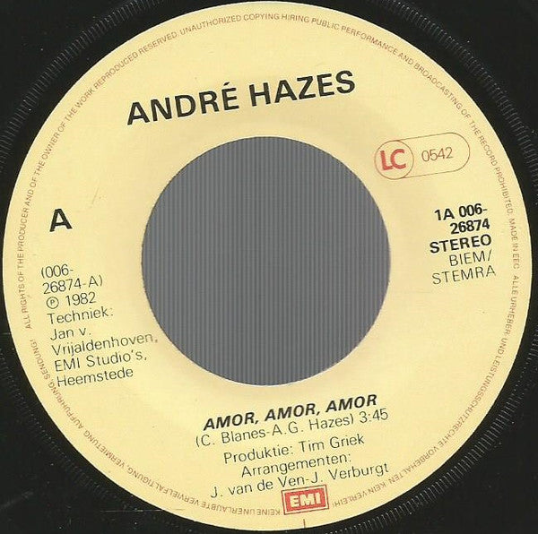 André Hazes - Amor, Amor, Amor