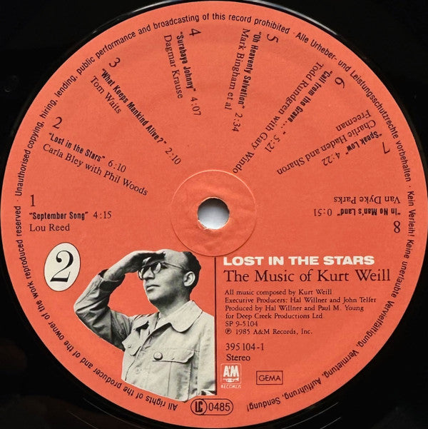 Various -Lost In The Stars (The Music Of Kurt Weill)
