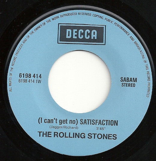 The Rolling Stones - Satisfaction / Honky Tonk Woman