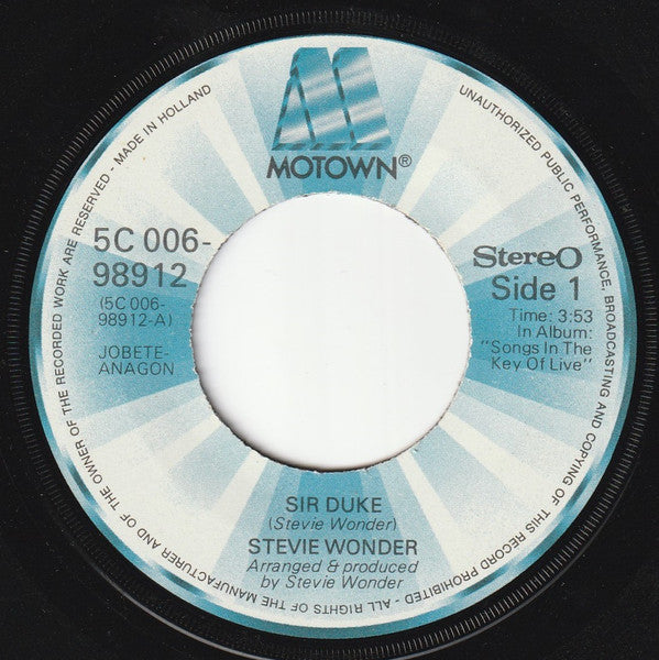 Stevie Wonder -Sir Duke