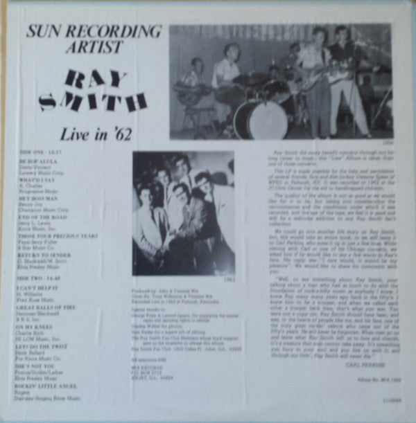 Ray Smith -Live In '62