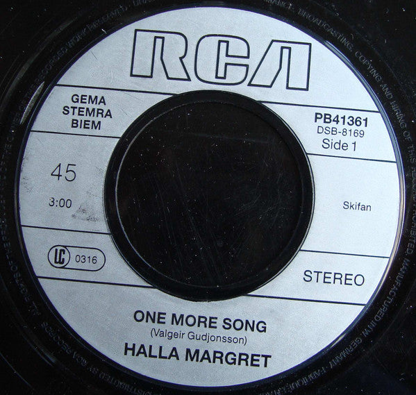 Halla Margret* -One More Song