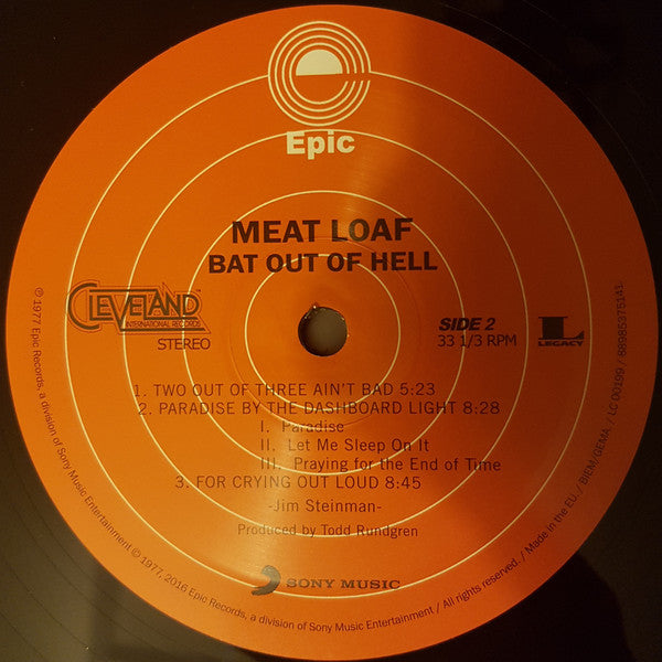 Meat Loaf -Bat Out Of Hell