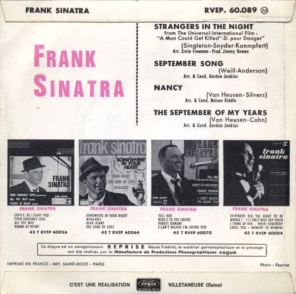 Frank Sinatra -Strangers In The Night