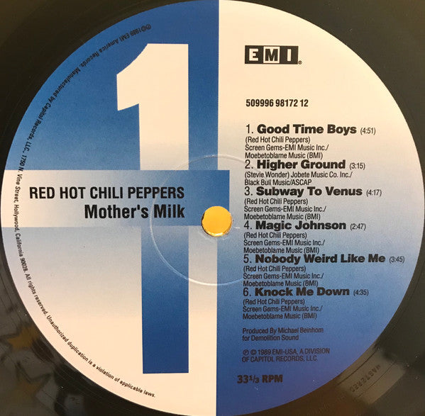 Red Hot Chili Peppers -Mother's Milk