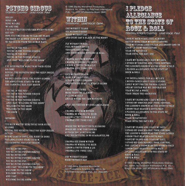 Kiss - Psycho Circus