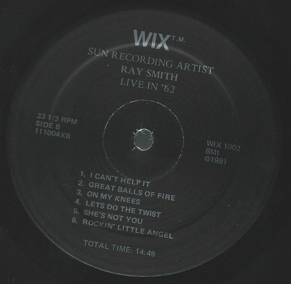 Ray Smith -Live In '62
