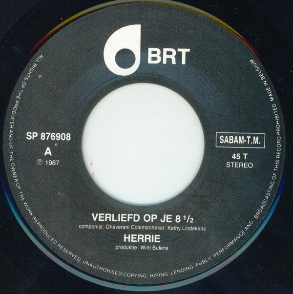 Herrie -Verliefd Op Je 8 1/2