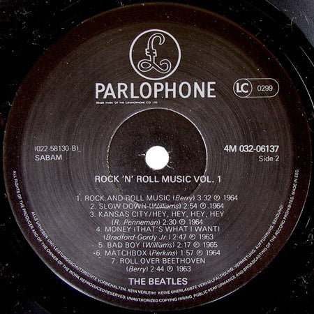 The Beatles - Rock 'n' Roll Music, Volume 1