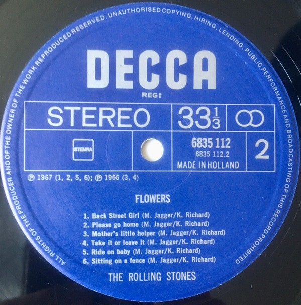 The Rolling Stones -Flowers
