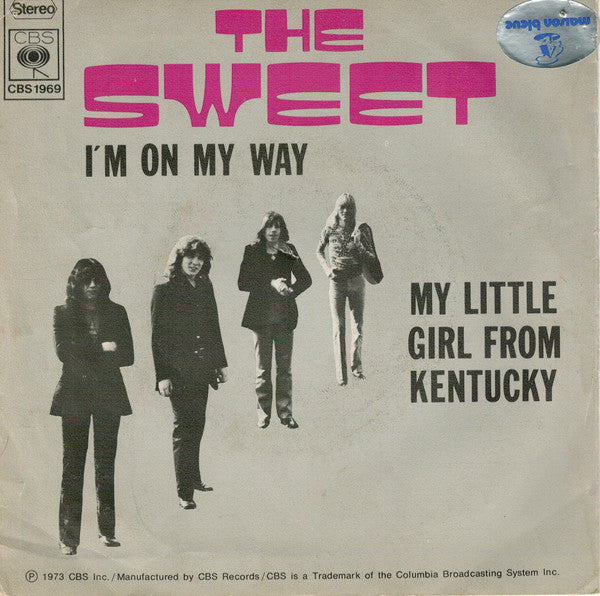 The Sweet* -I'm On My Way / My Little Girl From Kentucky
