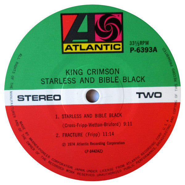 King Crimson -Starless And Bible Black