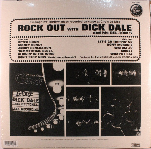 Dick Dale & His Del-Tones -Rock Out With Dick Dale & His Del-Tones Live At Ciro's