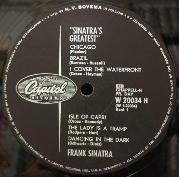 Frank Sinatra -Frank Sinatra's Greatest