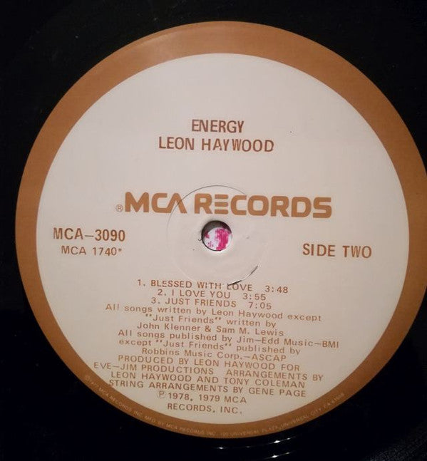Leon Haywood -Energy