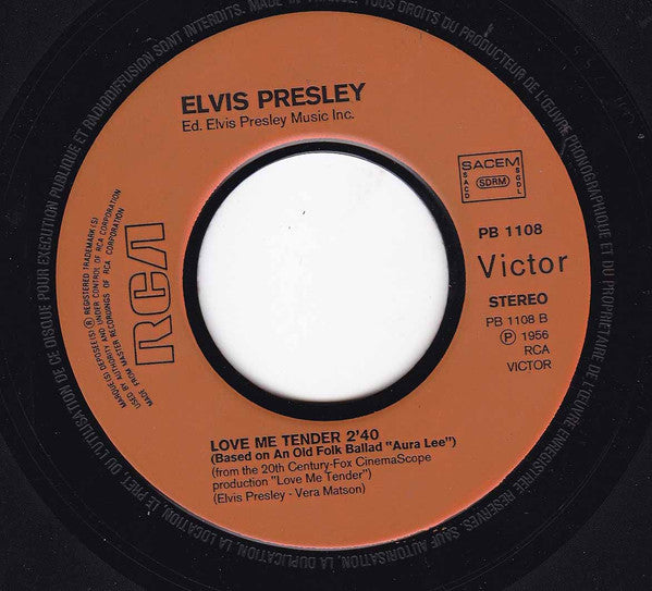 Elvis Presley -Any Way You Want Me (That's How I Will Be) / Love Me Tender
