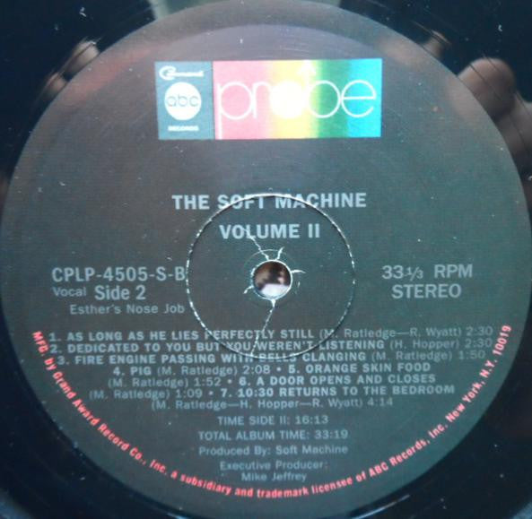 The Soft Machine* -Volume Two
