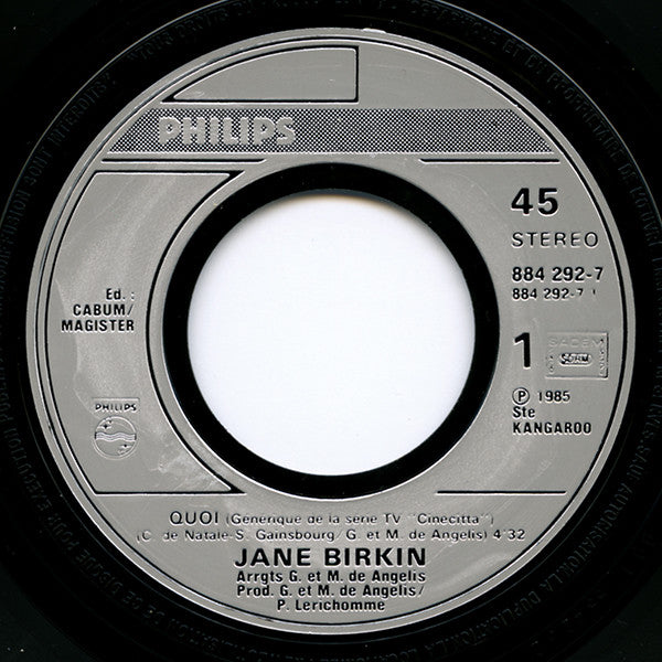 Jane Birkin -Quoi