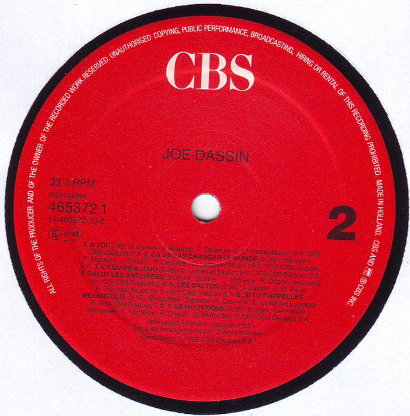 Joe Dassin - Joe Dassin (27 Succès)