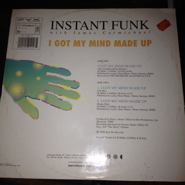 Instant Funk With James Carmichael (2) -I Got My Mind Made Up