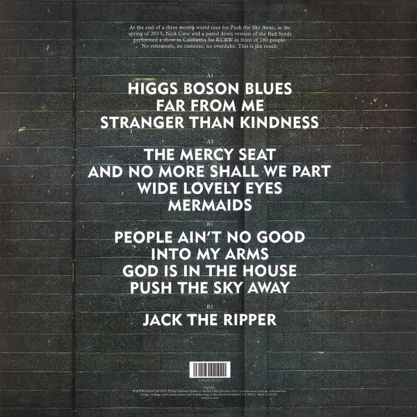 Nick Cave & The Bad Seeds -Live From KCRW