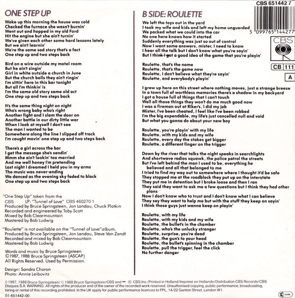 Bruce Springsteen -One Step Up