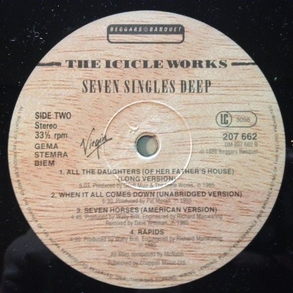 The Icicle Works -Seven Singles Deep