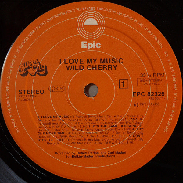 Wild Cherry -I Love My Music