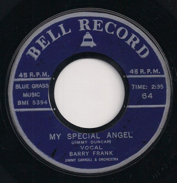 Barry Frank -You Send Me / My Special Angel