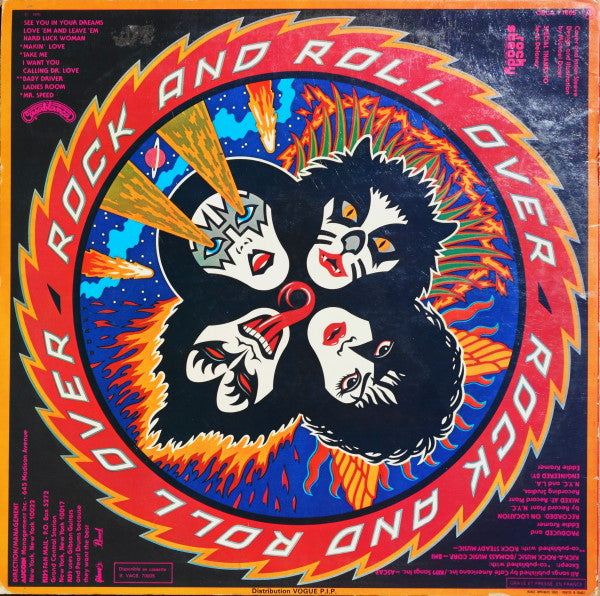 Kiss -Rock And Roll Over