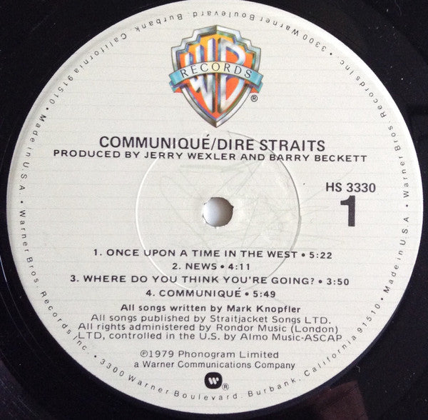 Dire Straits -Communiqué