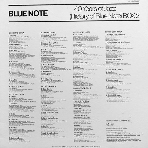 Various - 40 Years Of Jazz - The Best Of Blue Note - Box 2
