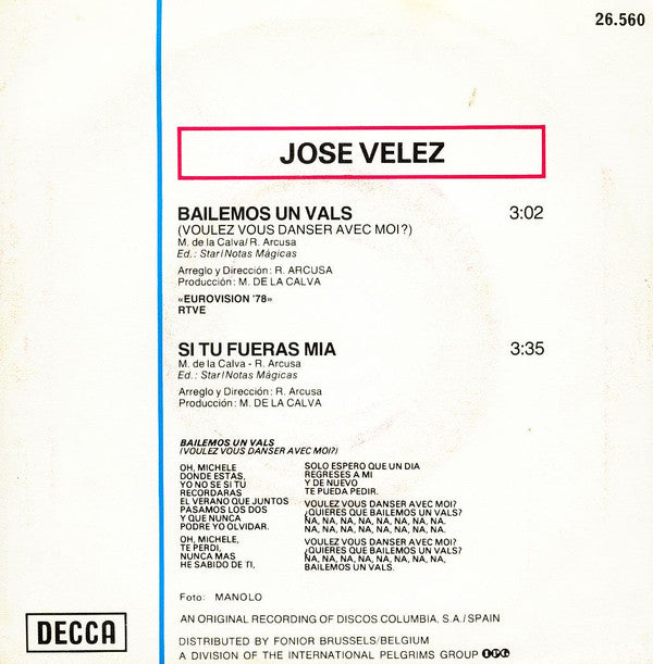 José Vélez -Bailemos Un Vals
