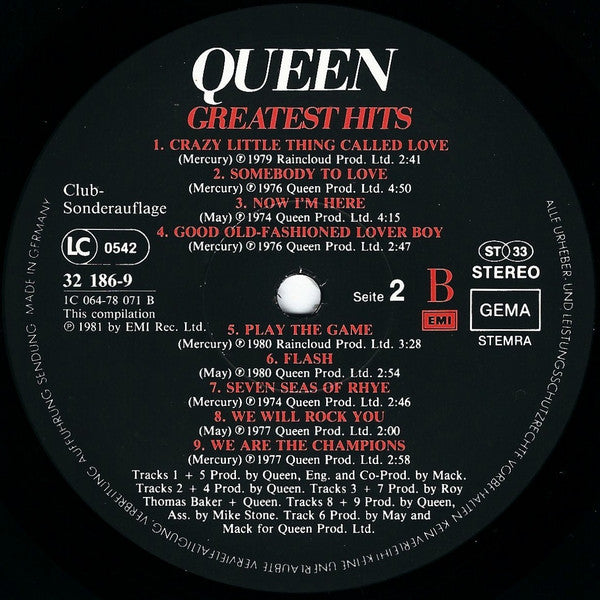 Queen - Greatest Hits