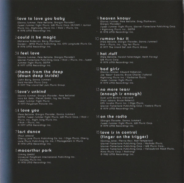 Donna Summer -The Journey • The Very Best Of Donna Summer