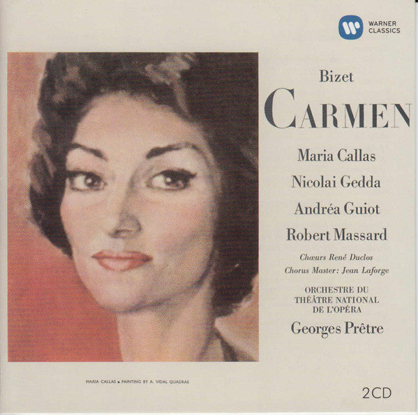Georges Bizet - Maria Callas, Nicolai Gedda, Andréa Guiot, Robert Massard, Choeur René Duclos*, Orchestre National De L'Opéra De Paris, Georges Prêtre -Carmen