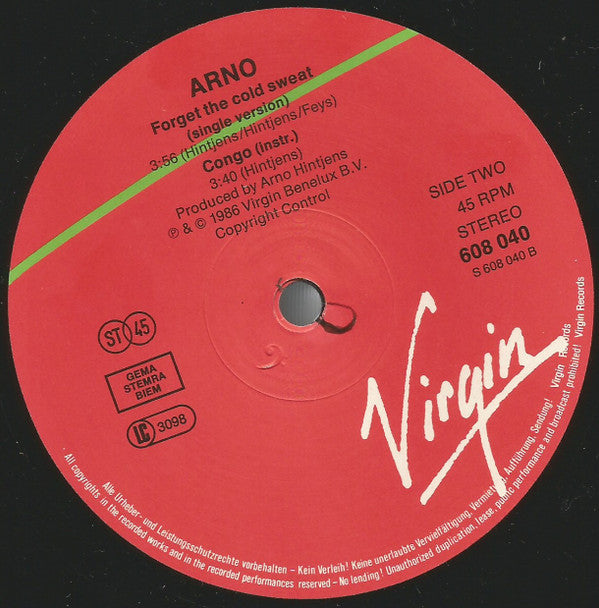 Arno (2) - Forget The Cold Sweat