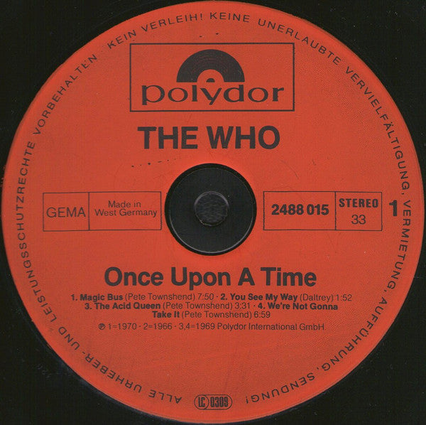 The Who -Once Upon A Time