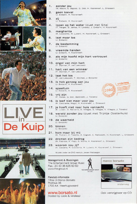 Marco Borsato -Onderweg (Live In De Kuip)