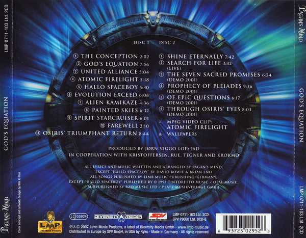 Pagan's Mind -God's Equation