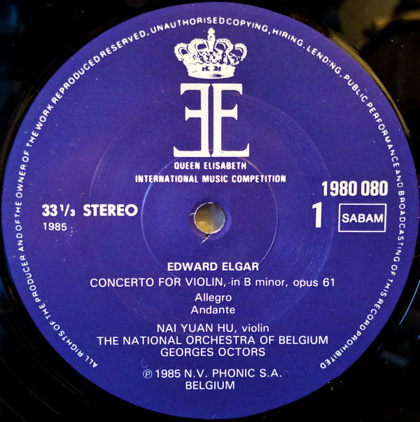 Nai Yuan Hu · Ik-Hwan Bae · Henry Raudales -Queen Elisabeth Of Belgium International Music Competition 1985