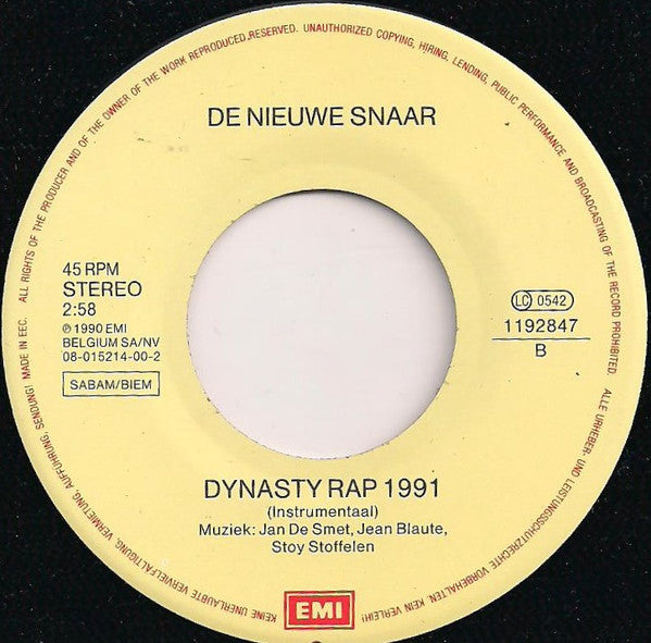 De Nieuwe Snaar -Dynasty Rap 1990