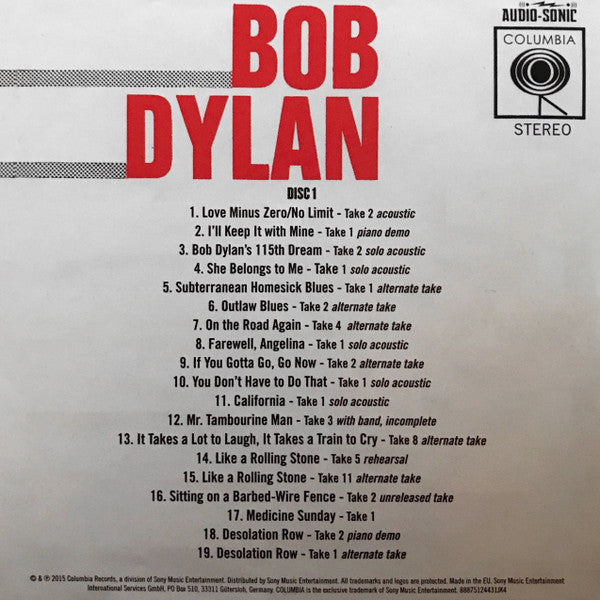 Bob Dylan - The Best Of The Cutting Edge 1965-1966