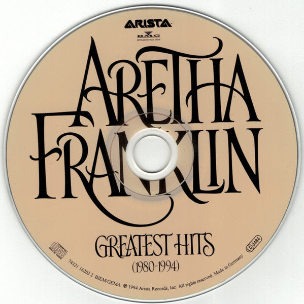 Aretha Franklin - Greatest Hits (1980-1994)