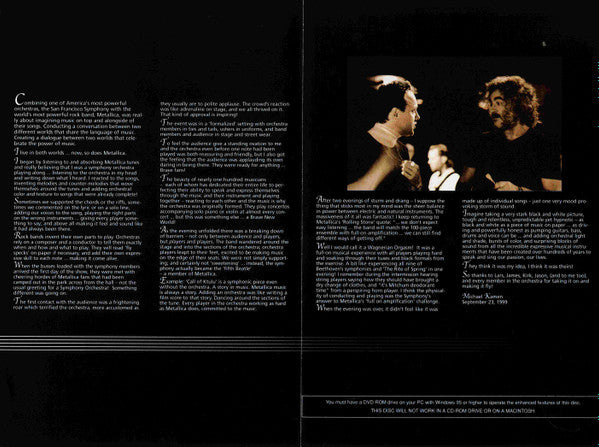 Metallica With Michael Kamen Conducting The San Francisco Symphony Orchestra* -S&M