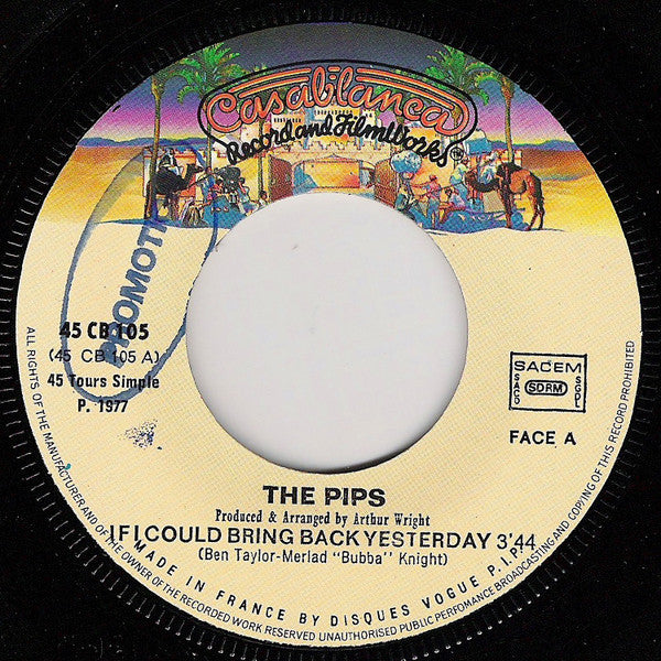 The Pips -If I Could Bring Back Yesterday